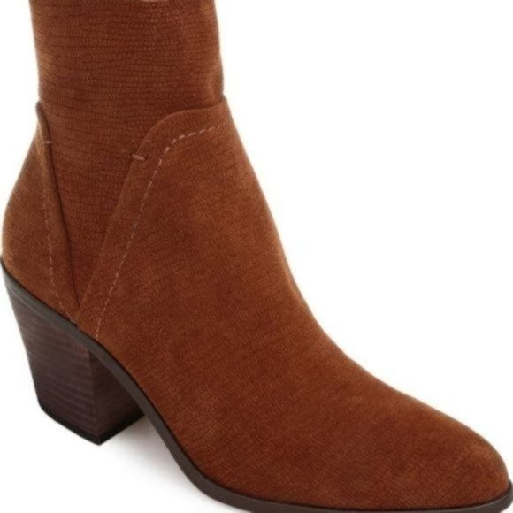 Splendid Cherie Bootie Brown Leather - Picture 3 of 10